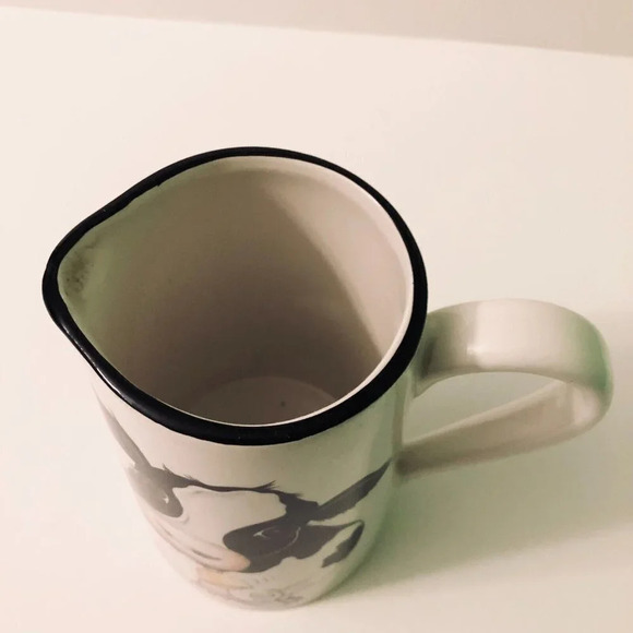 Vtg  Arthur Wood Cow Milk Pitcher Small Ceramic 5.5 Inch Tall England - Picture 2 of 12